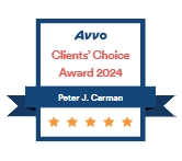 Avvo Clients Choice Award 2024 | Peter J. Carman