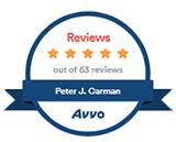 Reviews 5 Star out of 63 reviews | Peter J. Carman | Avvo